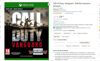 Videojuego Call of Duty: Vanguard para xbox por 24,83€
