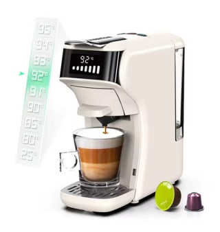 Cafetera Hibrew H1b 6-En-1 Capsulas Portatil por 90,35€