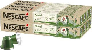 80 cápsulas NESCAFÉ Farmers Origins Brazil Lungo por 16€