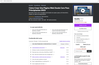 Cómo Crear Una Página Web Desde Cero Para Principiantes 2023 Gratis con Udemy