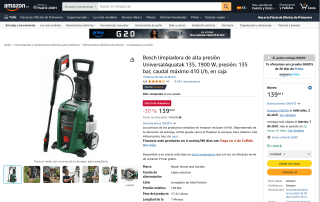Limpiadora Bosch UniversalAquatak 135 por 139,99€