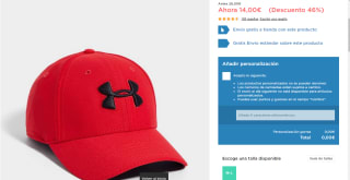Gorra Under Armour Blitzing 3.0 por 12.60€