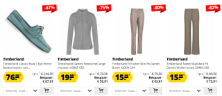 Tot 80% korting op Timberland kleding, schoenen en accessoires bij Sport Korting