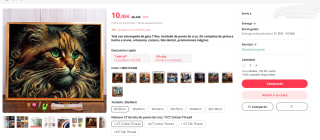 Recopilación Kit completo punto de cruz animales por 10,05€