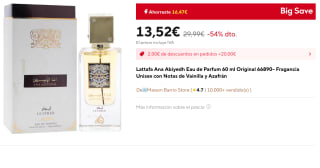 Lattafa Ana Abiyedh Eau de Parfum 60 ml Unisex Por 13,52€