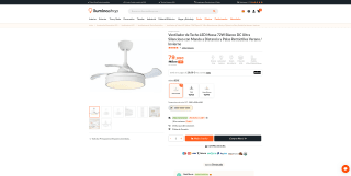 Ventilador de Techo LED Messe por 79,99€