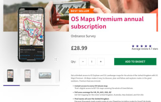 OS Maps Premium Annual Subscription for £21.74 at Ordnance Survey