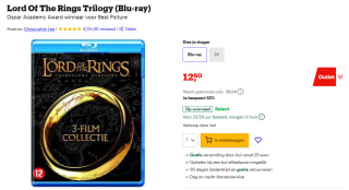 The Lord of the Rings 3-Film Collectie - Blu-ray voor €12,60 bij Bol