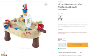 Little Tikes Piratenboot - Watertafel voor €65,99 bij Prenatal