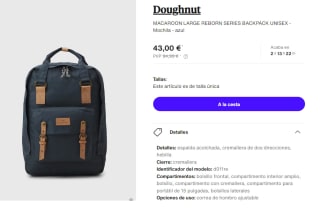 Mochila Doughnut MACAROON DENISE PETER SERIES por 43€