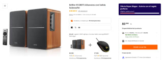 Altavoces con Salida Subwoofer Edifier R1280TS por 80€