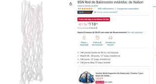 Red de Baloncesto estándar BSN por $118