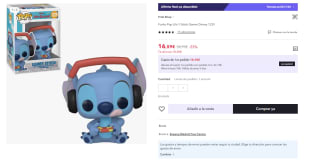 Funko POP! Stitch Gamer por 16.59€ (Cuenta Nueva 9.95€)