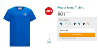 40% korting op Vingino, Retour Jeans en meer bij Kleertjes