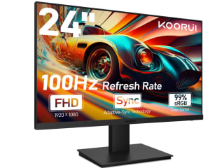 Monitor KOORUI Gaming 24 Pulgadas Altavoces Incorporados FHD 1920 * 1080p 100 Hz por 89€