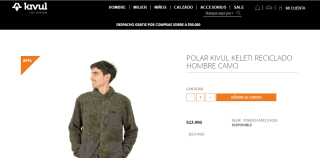 Polar Kivul Keleti Reciclado Camo para hombre por $23.990