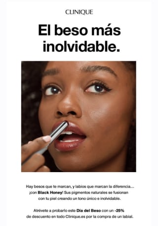 -25% de Descuento en Labial desde Clinique.