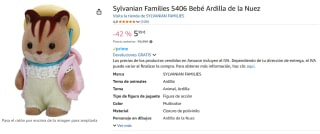 Sylvanian Families Bebé Ardilla de la nuez por 5,99€