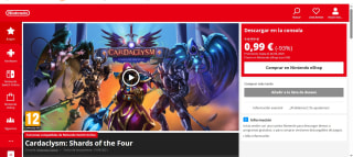 Juego para Nintendo Cardaclysm: Shards of the Four por 0,99€