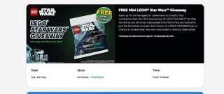 LEGO Star Wars for £0.00