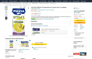 PULEVA OMEGA 3 Proessentia sin Lactosa slim 6 unidades por solo 5,40€