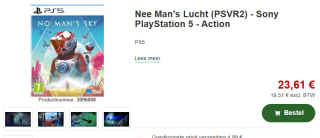 No Man's Sky voor €23,61 bij Proshop