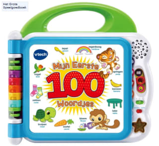 VTech Baby Mijn Eerste 100 Woordjes Boek voor €17,09 bij Bol
