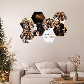 Nieuwjaarsactie! 110 euro korting op 8 hexagons van 22x19. Normaal voor: €135,60 en nu voor €25,60!
