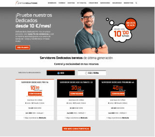 Servidor dedicado Intel Xeon 4c 16GB 2TB por solo 10€