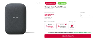 Google Nest Audio a $999 en Office Depot