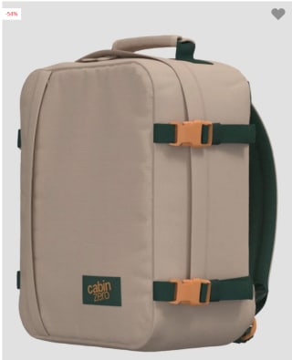 CABINZERO Classic rugzak 28L cebu sand voor €30 bij Blue-tomato