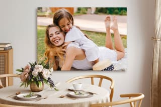 Foto op canvas 90x60 cm + code €16,99 + gratis verzending
