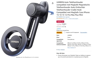 Ugreen Magnetische Telefoonhouder voor €14,84 bij Amazon