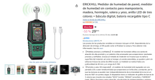 ERICKHILL Medidor de humedad de pared por 29,99€
