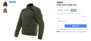 Dainese Chaqueta Lario Tex (Verde) por 133,99€