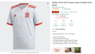 Jersey Adidas España (Niño) a $ en Amazon