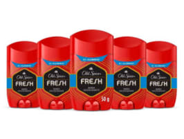 Desodorante Old Spice Fresh 5 pzas por $164 en Sam's Club