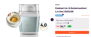 Cuisinart ® Iced Dessert Maker voor €34,95 bij Ibood