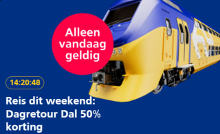 Dagretour Daluren 50% korting