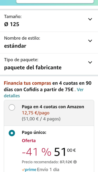 Bosch Professional GWS 7-125 Amoladora por 51€.