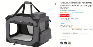FEANDREA draagtas voor huisdieren voor €35,04 bij Amazon