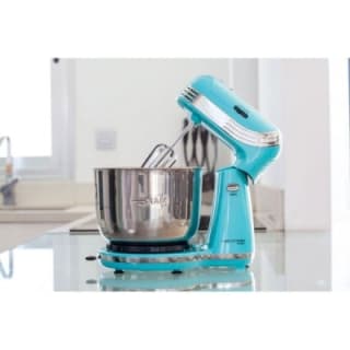 Cecomixer Easy. Batidora Amasadora de 250 W, Movimiento Orbital, Capacidad 3 L, Bol de Acero, 5 Funciones: Amasar, Batir, Mezclar, Montar, Emulsionar, 6 Velocidades, Azul por 39.9€