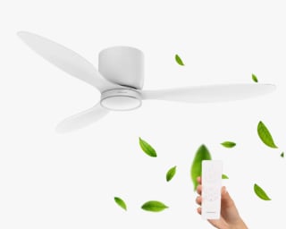 Mellerware Ventilador de Techo Brizy Bright MINIMAL 40 W con 6 Velocidades Ultra silencioso por 63,98€