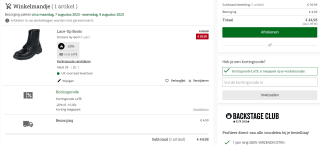 20% korting op je bestelling bij Large