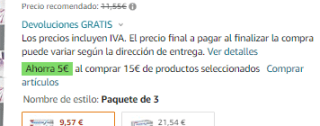 Pack x6 Sensodyne Blanqueante 75 ml por 14.14€