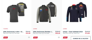Tot 60% korting op veel merch in de Max Verstappen shop