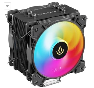 Ventilador CPU 2x120mm Forgeon Solarian 5Pipes Black ARGB por 39.99€