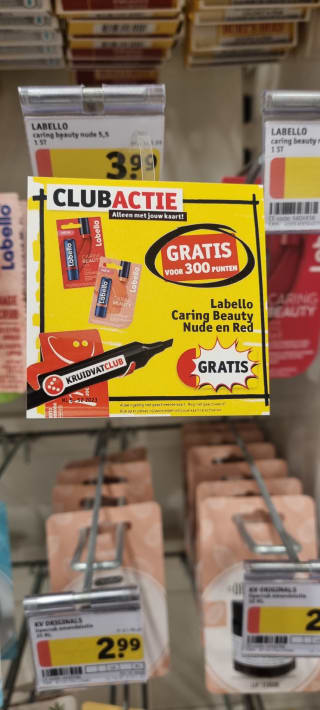 Labello Caring Beauty gratis tegen inlevering van 1 x 300 punten bij Kruidvat