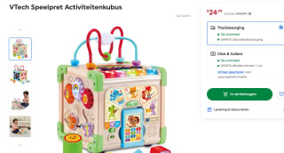 VTech Baby Speelpret Activiteiten Kubus voor €24,99 bij Smythstoys