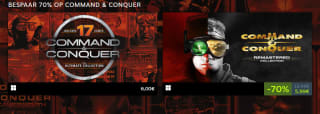 70% korting op Command & Conquer games via Steam